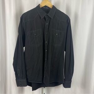 7 Diamonds 3X XXXL Long Sleeve Button Down Shirt Cowboy Rugged Rodeo Formal